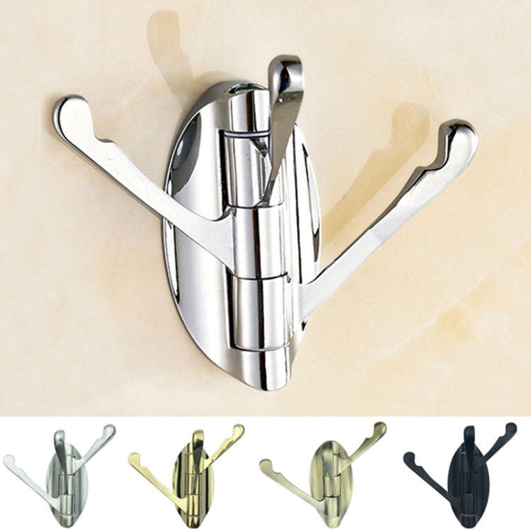 8231 180 Degree Movable Coat Hook Bathroom Hook, Color: Green Bronze