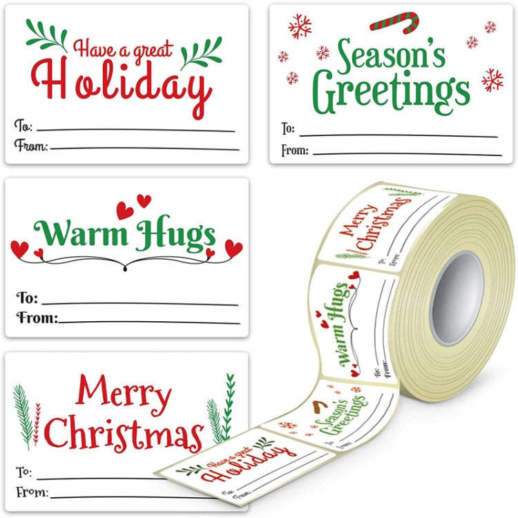 LG-210730-7050-008 Christmas Sticker Holiday Decoration Self-Adhesive Gift Tag Sticker, Size: 75 ...