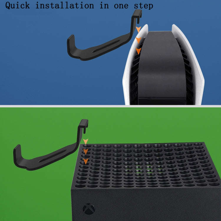 GP-510 Storage Bracket For PS5 / XBOX / XSX Controller / Headset(Black)