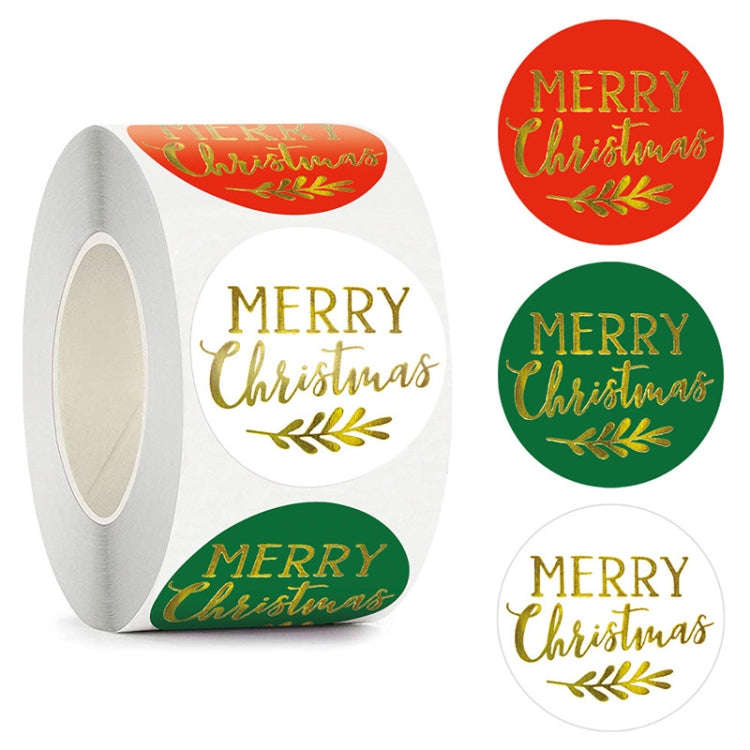 LG-210730-38-003 Christmas Decoration Sticker Gift Envelope Label, Size: 1.5 inch(As Show)