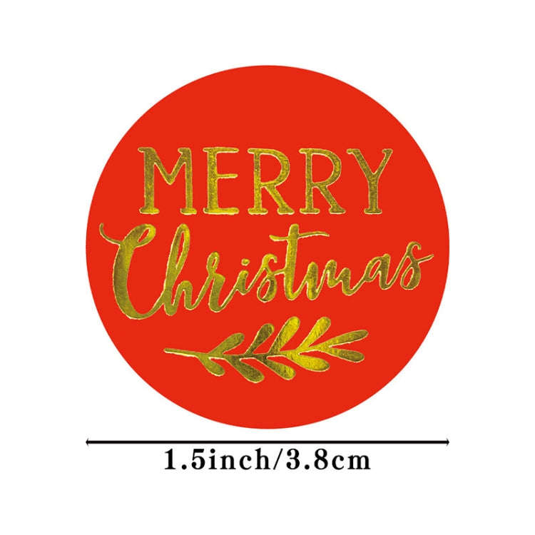 LG-210730-38-003 Christmas Decoration Sticker Gift Envelope Label, Size: 1.5 inch(As Show)