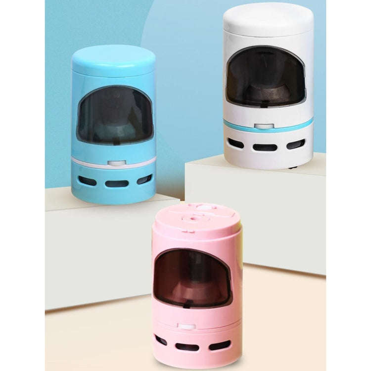 XCQ-01 Multifunctional Desktop Vacuum Cleaner with Pencil Sharpener Function(Pink)