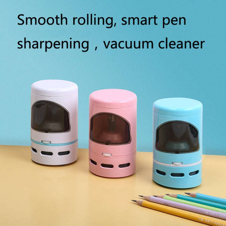 XCQ-01 Multifunctional Desktop Vacuum Cleaner with Pencil Sharpener Function(Blue)