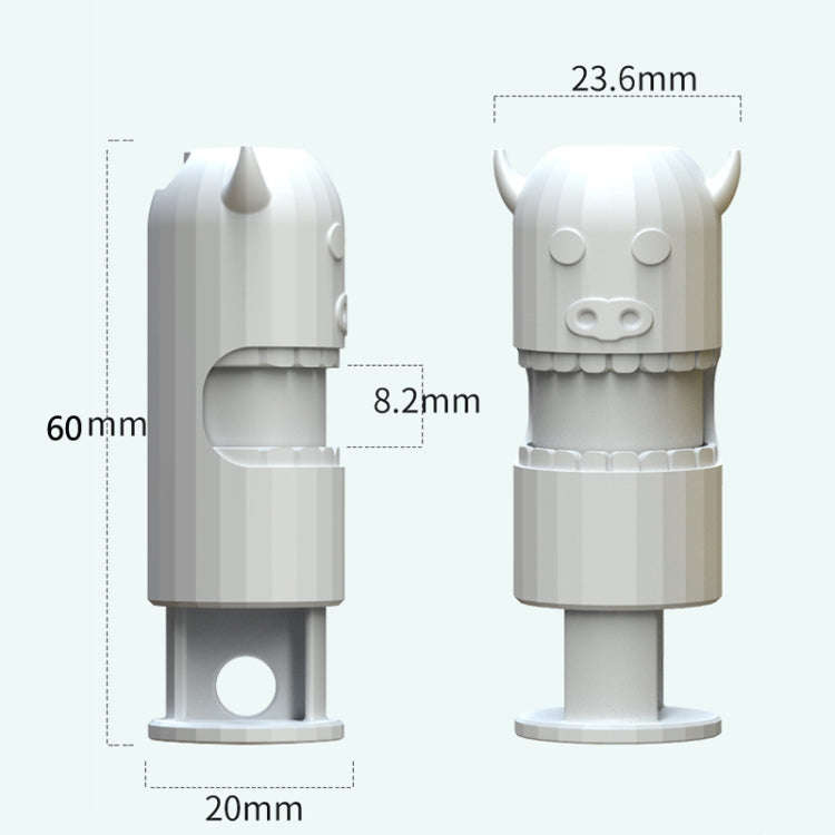 10 PCS H011 Food Preservation And Moisture-Proof Sealing Elastic Clip Snack Food Sealing Clip(White)