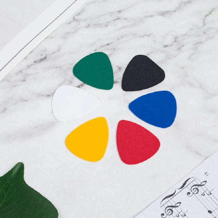 100 PCS Guitar Universal ABS Celluloid Pick Shrapnel Color Random Delivery(ABS 0.46mm)