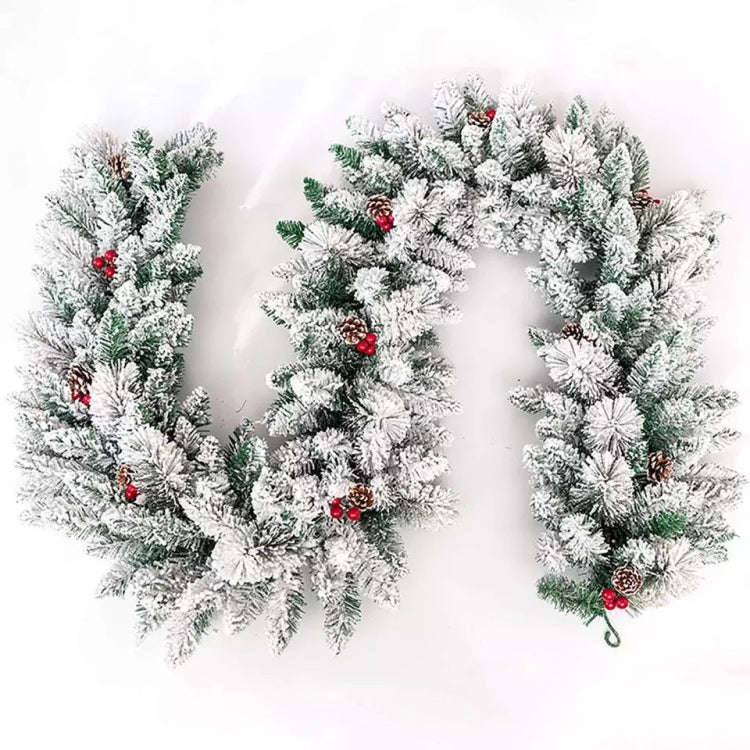 Christmas Decoration Door Hanging Long Flocking Rattan, Specification: 2.7 Meters