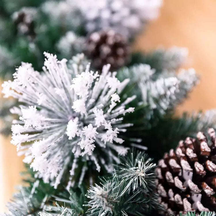 Christmas Decoration Door Hanging Long Flocking Rattan, Specification: 2.7 Meters