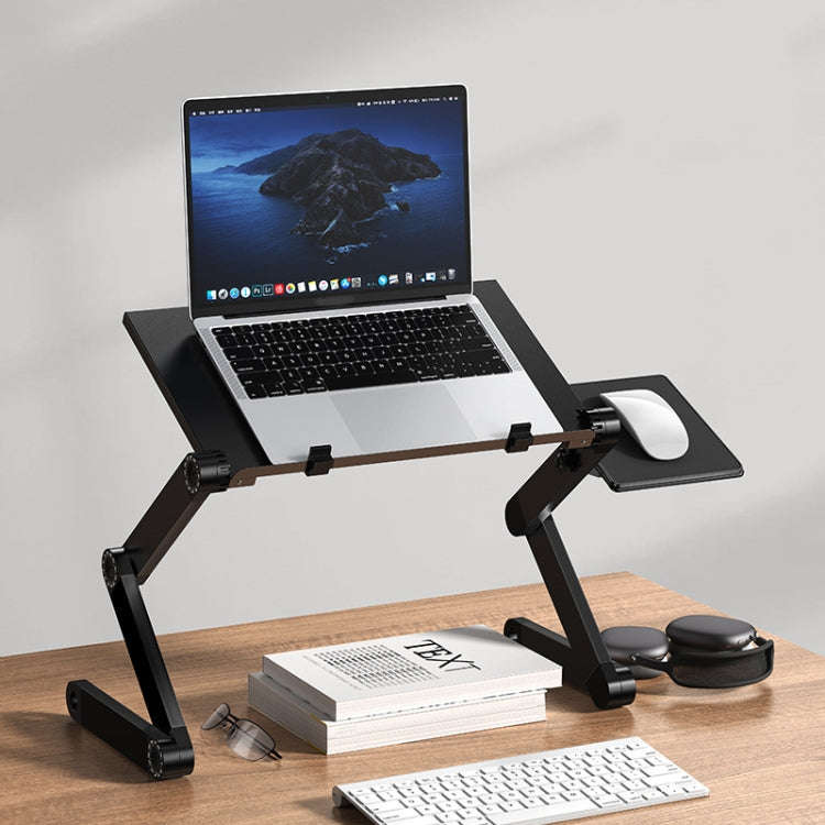 Oatsbasf Folding Computer Desk Laptop Stand Foldable Lifting Heightening Storage Portable Rack,St...
