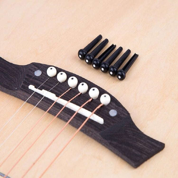 100 PCS Plastic Conical Cone String Nail for Guitar(White)