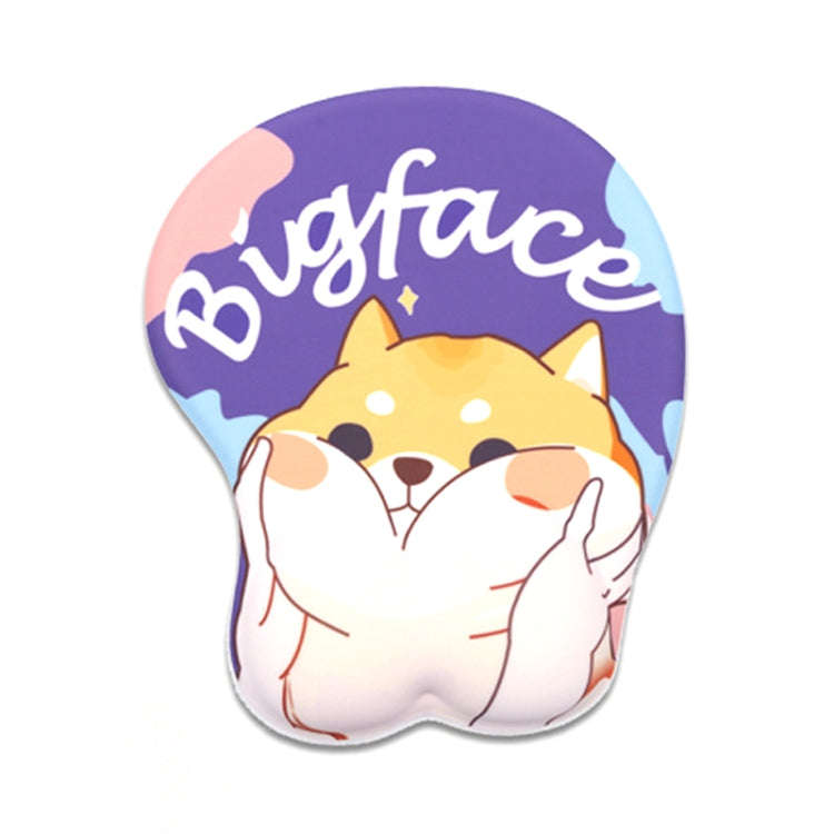 Silicone Hand Rest Thickened Wrist Mouse Pad(RJ-012 Big Face)