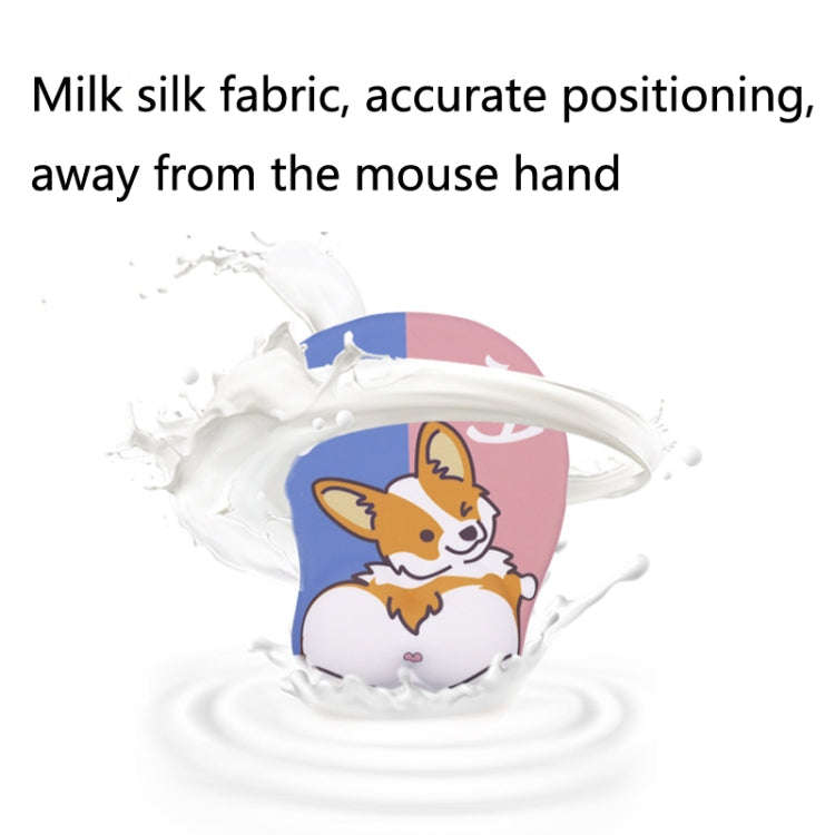 Silicone Hand Rest Thickened Wrist Mouse Pad(RJ-013 Love Kiki)