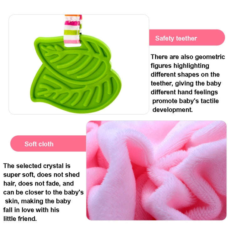 Stroller Toy 0-1 Year Old Bed Hanging Turn Bead Doll Baby Bed Bell Plush Rattle(H168190-3B Rabbit)