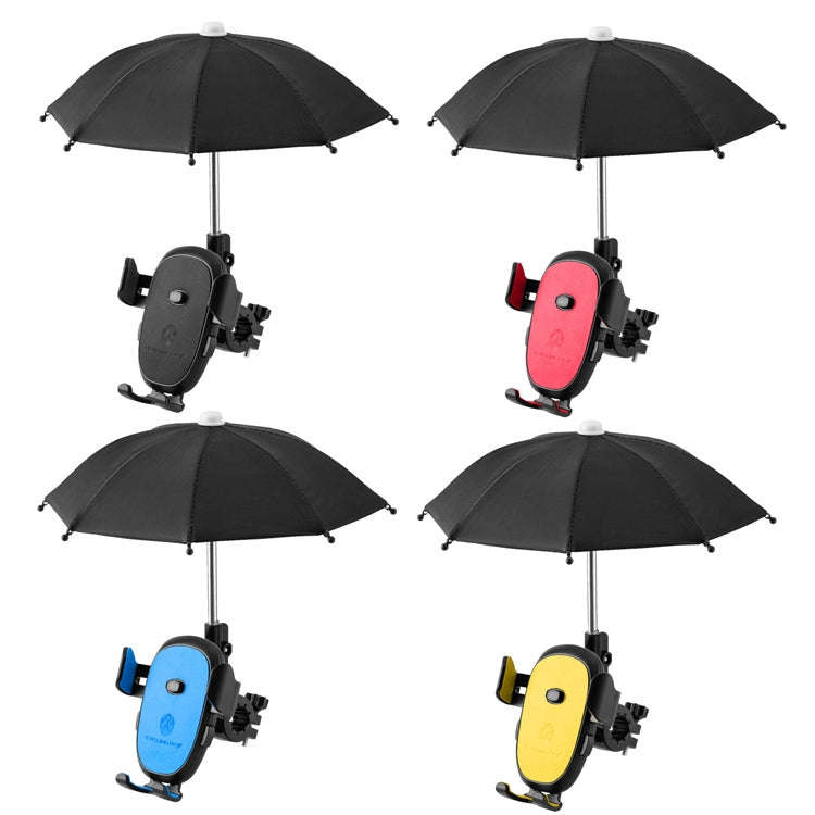 CYCLINGBOX BG-2935 Bicycle Mobile Phone Bracket With Umbrella Waterproof Navigation Electric Car ...