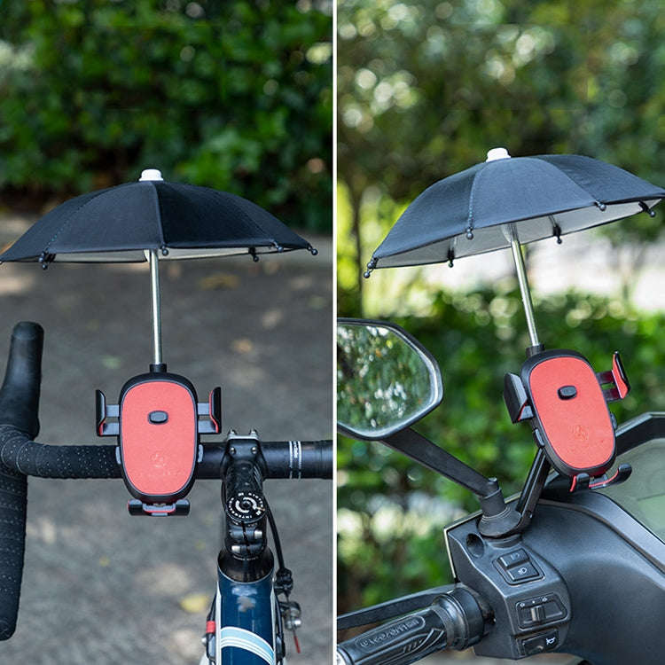 CYCLINGBOX BG-2935 Bicycle Mobile Phone Bracket With Umbrella Waterproof Navigation Electric Car ...
