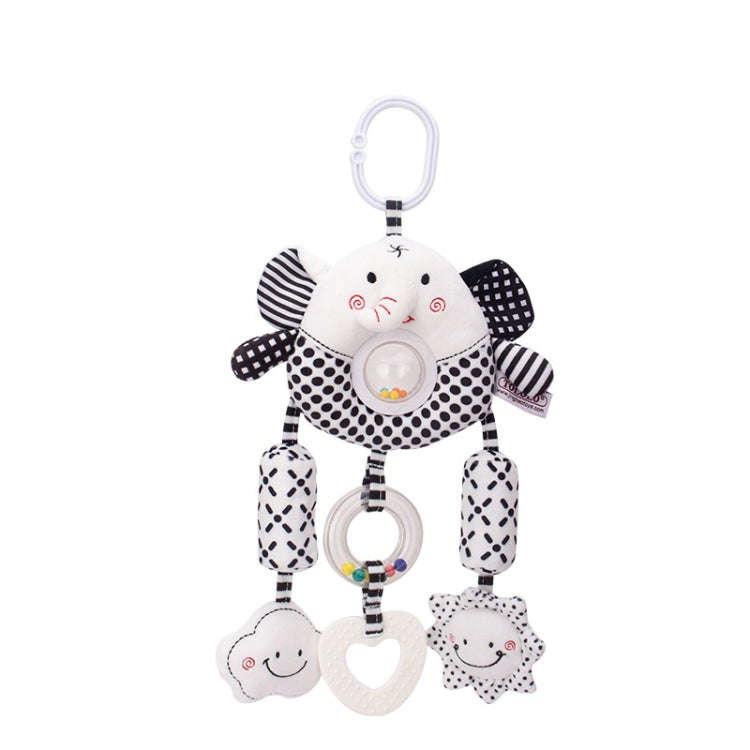 Newborn Baby Stroller Pendant Black And White Wind Chime 0-1 Year Old Early Education Toy Baby Co...