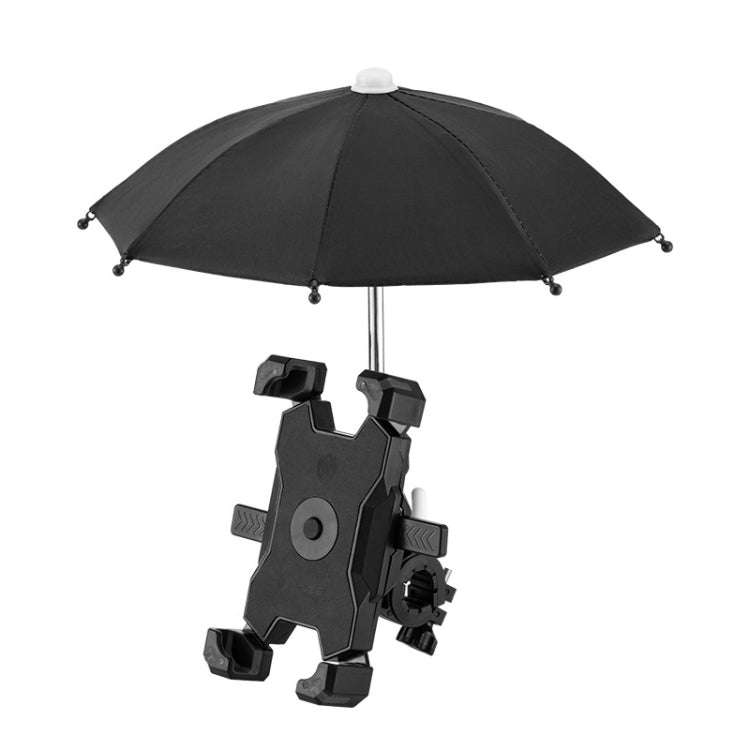 CYCLINGBOX Bicycle Mobile Phone Bracket With Parasol Rider Mobile Phone Frame, Style: Handlebar I...