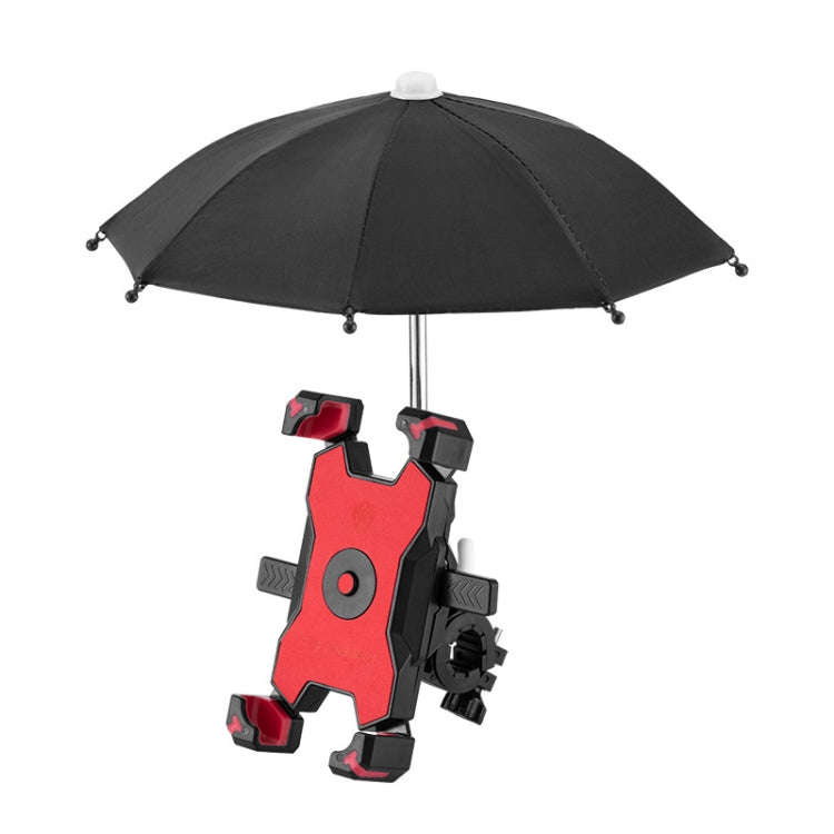 CYCLINGBOX Bicycle Mobile Phone Bracket With Parasol Rider Mobile Phone Frame, Style: Handlebar I...