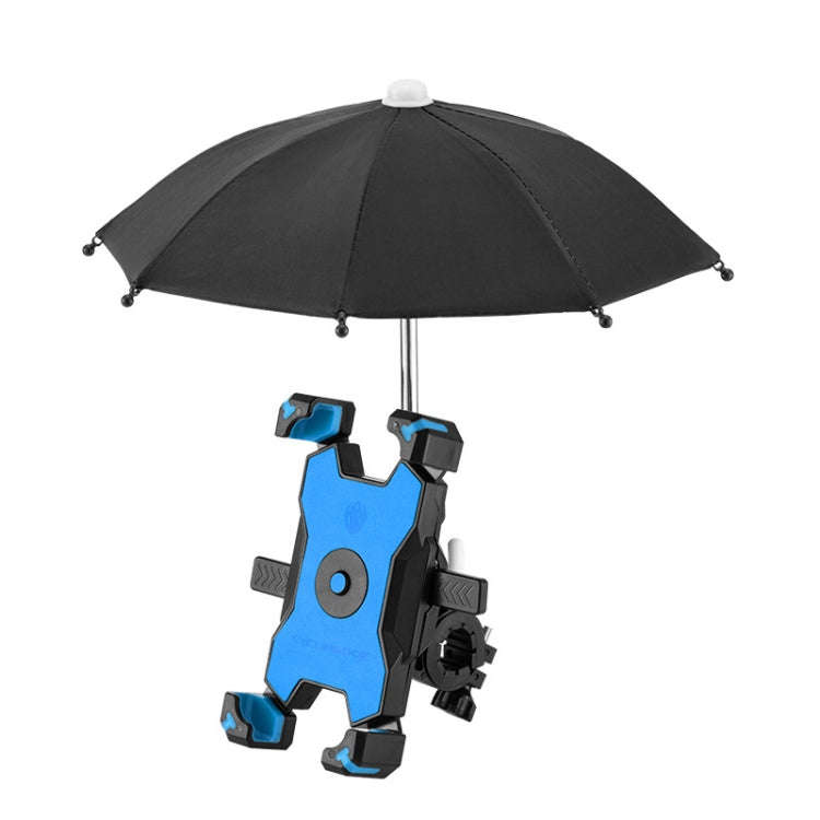 CYCLINGBOX Bicycle Mobile Phone Bracket With Parasol Rider Mobile Phone Frame, Style: Handlebar I...
