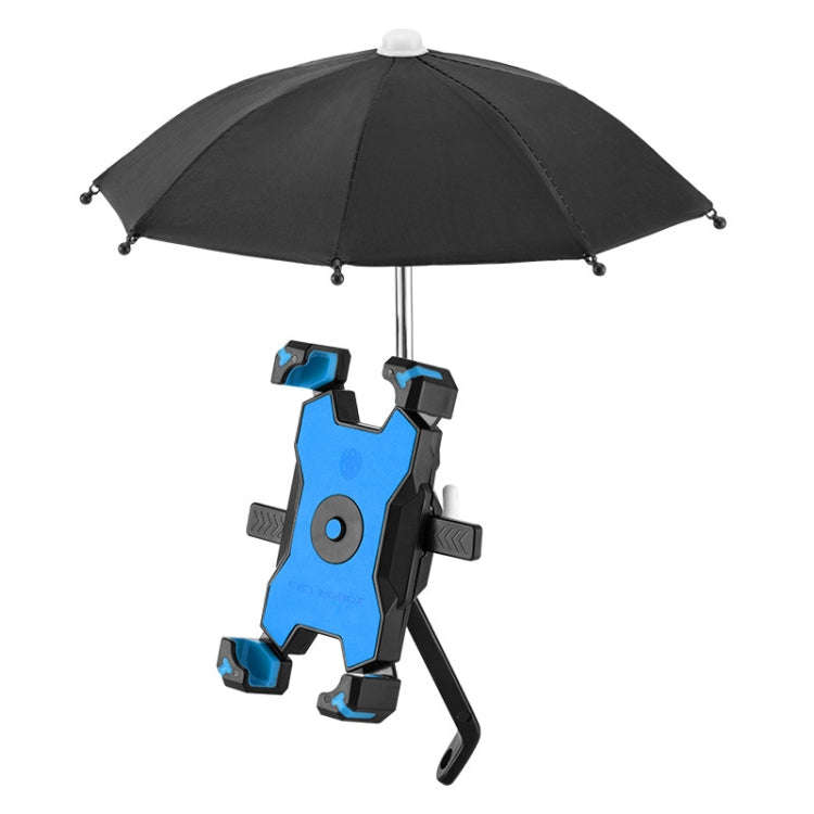 CYCLINGBOX Bicycle Mobile Phone Bracket With Parasol Rider Mobile Phone Frame, Style: Rearview Mi...