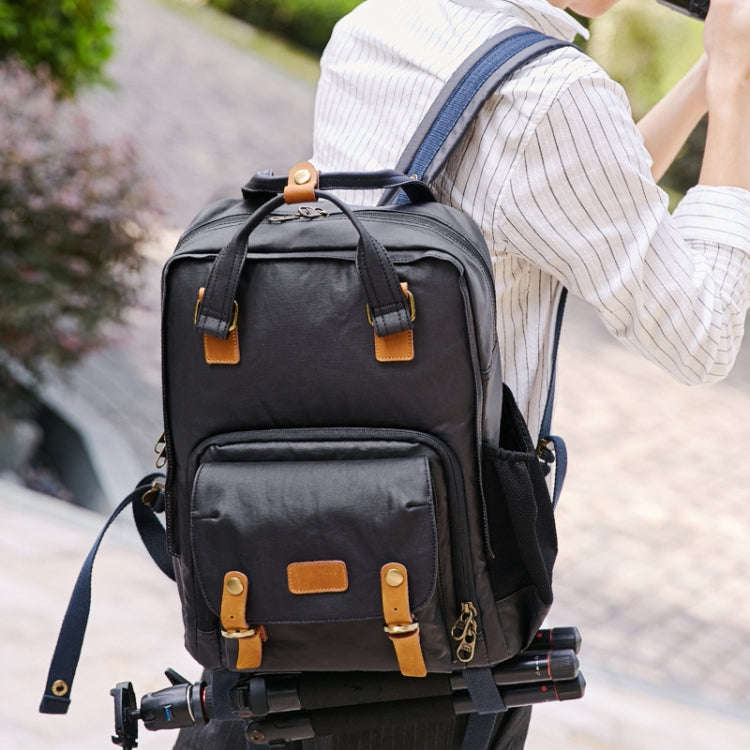 272 Wearable Shoulder Camera Bag Waterproof SLR Digital Camera Bag(Khaki)