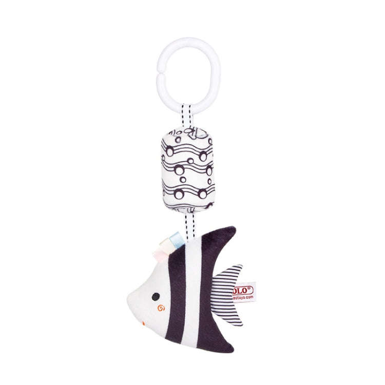 TOLOLO T168231-4 Newborn Bed Bell Early Education Toy Visually Inspires Black And White Wind Chim...