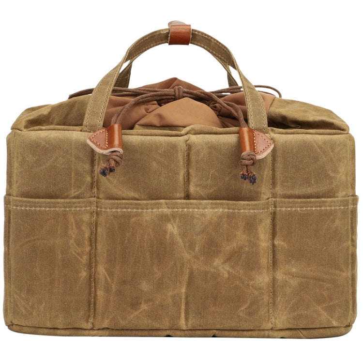 K707 Portable SLR Lens Liner Bag Camera Storage Bag(Khaki)