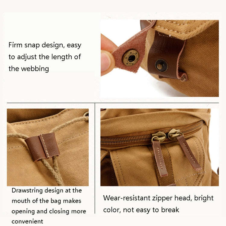 FB-1235-32 SLR Camera Canvas Bag Casual Shoulder Digital Bag(Green)