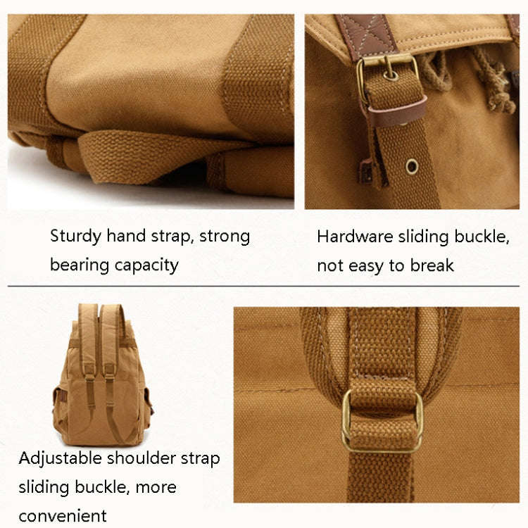 FB-1235-32 SLR Camera Canvas Bag Casual Shoulder Digital Bag(Green)