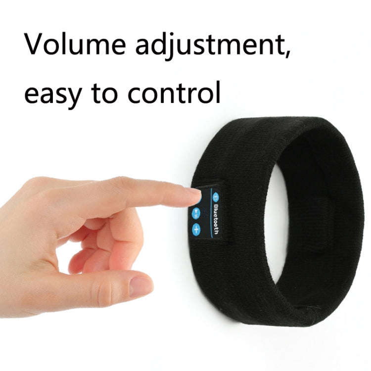 Bluetooth Headset Sports Headband Outdoor Running Yoga Sweat-Absorbent Headscarf, Colour: Dark Gray