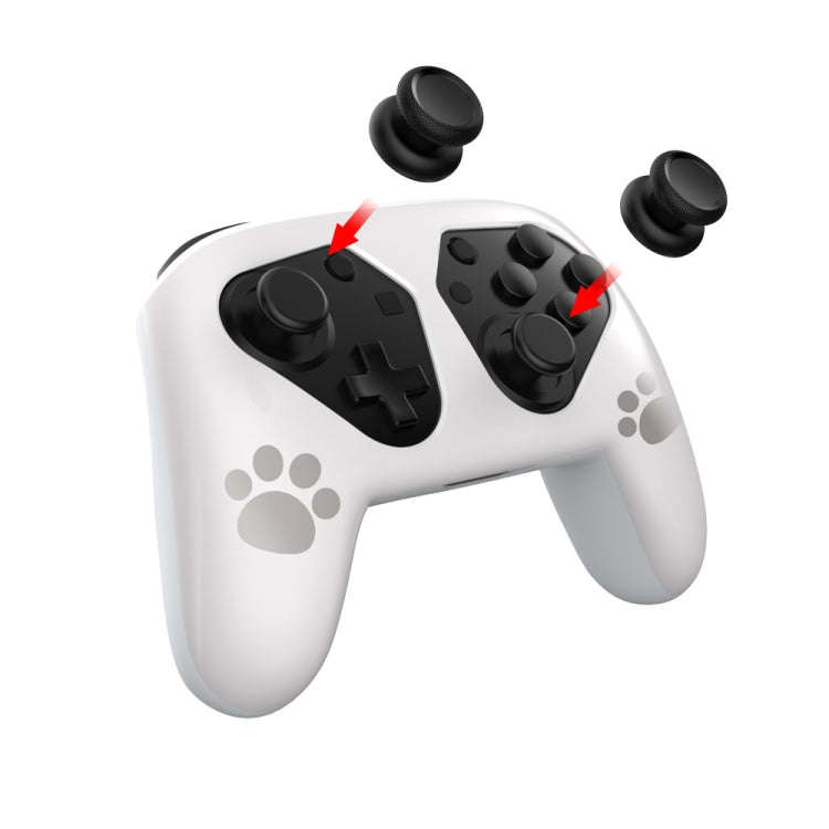 DOBE TNS-1171 Gamepad Protection Set Handle Protective Case + Rocker Cap For Nintendo Switch Pro(...