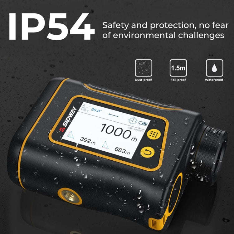 SNDWAY Rangefinder Instrument Outdoor Telescope Golf Measuring Instrument, Model: SW1500B 1500m