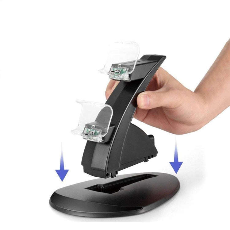 Controller Charger Dock LED Dual USB PS4 Charging Stand Station Cradle for Sony Playstation 4 PS4...
