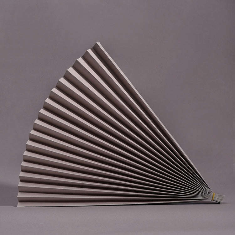 69x39cm Photo Props Hard Cardboard Folding Fan Photography Background Folded Paper(18 Pink Purple)