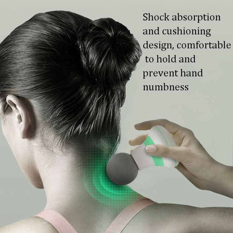 RJ-R088 Mini Massager Muscle Relaxation Fascia Gun Home Vibrating Hammer Massager(Blue)