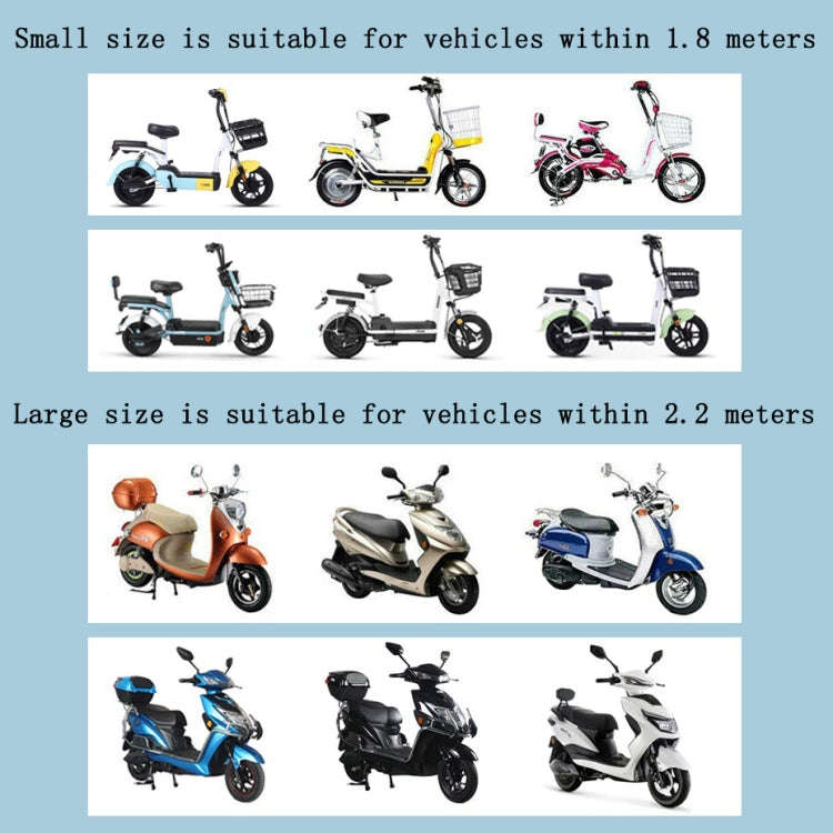 General Rain And Dustproof PEVA Car Cover For Motorcycles And Electric Vehicles, Specification: 2...