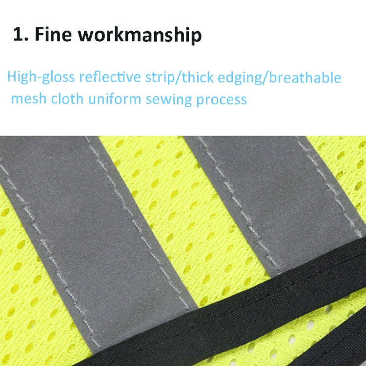 Sports Reflective Vest Night Running Outdoor Reflective Clothing Traffic Safety Reflective Vest,S...