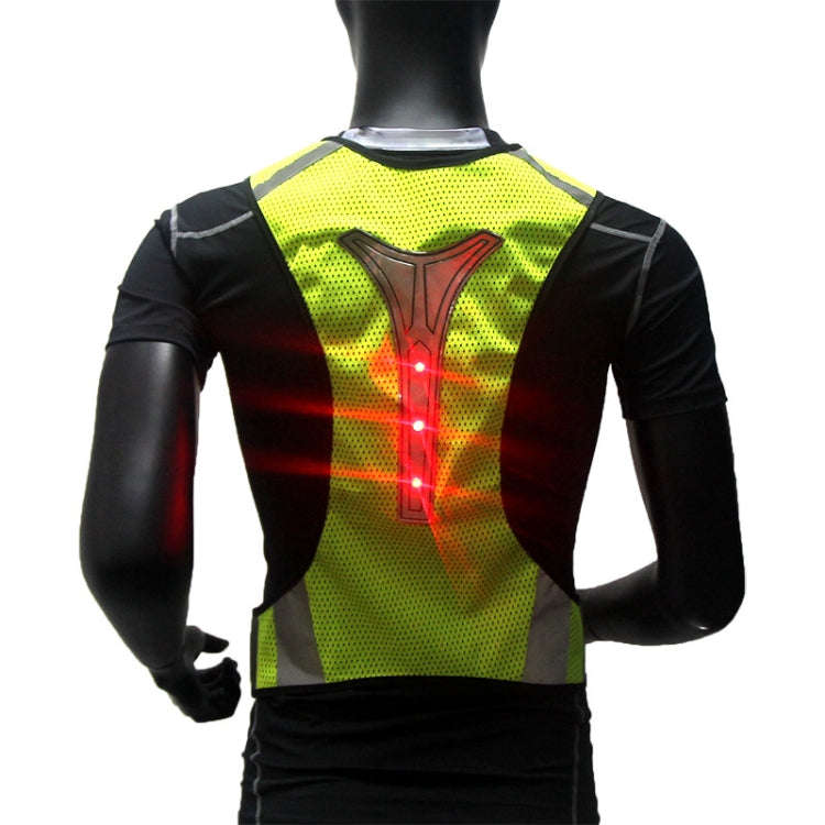 Sports Reflective Vest Night Running Outdoor Reflective Clothing Traffic Safety Reflective Vest,S...