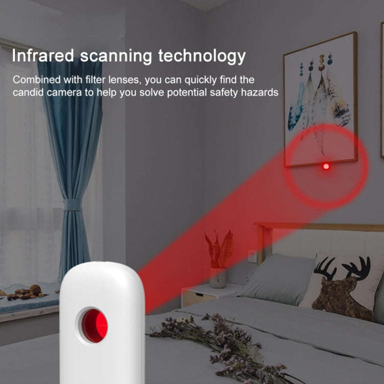 T6 Infrared Wireless Signal Detector Multi-Function Handheld Scanning Detector Anti-Monitoring An...