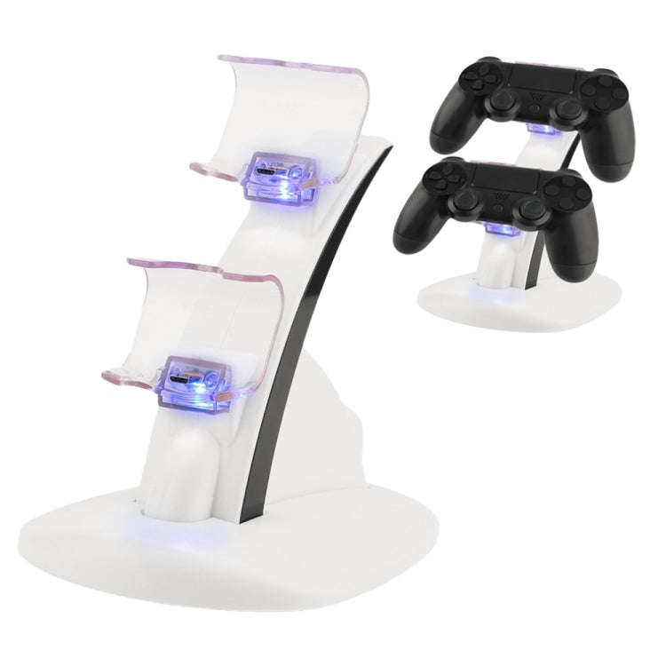 IPLAY LED Micro Dual Controller Holder Charger 2 LED Micro USB Handle Fast Charging Dock Station ...