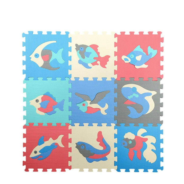 9pcs / Set Splicing Mobilization EVA Marine Foam Mats Children Educational Toys Puzzle Anti-skid ...