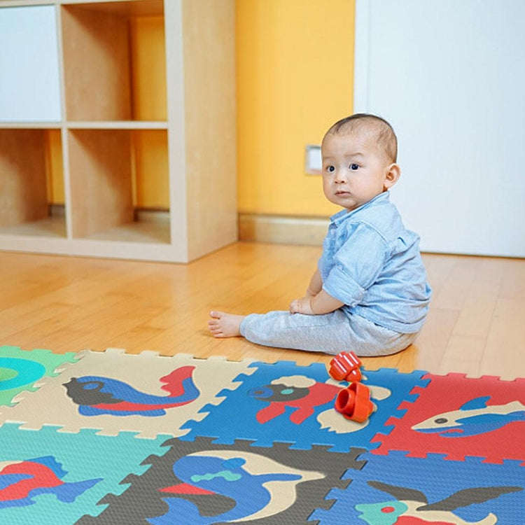 9pcs / Set Splicing Mobilization EVA Marine Foam Mats Children Educational Toys Puzzle Anti-skid ...
