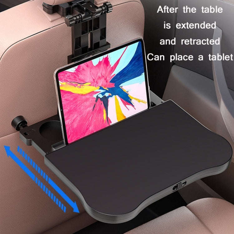 Car Seat Back 360 Degree Rotating Dining Table Board Multifunctional Folding Beverage Computer Ra...
