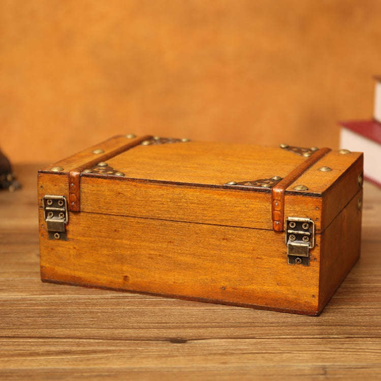 Antique Distressed Cosmetic Storage Box Dressing Table Props For Shooting ScenesSpecification...