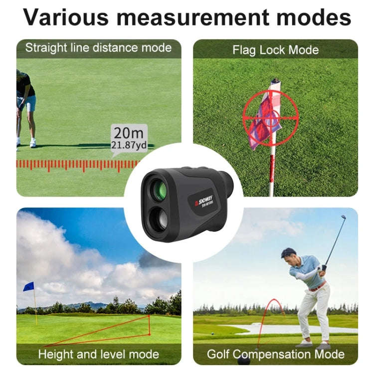 SNDWAY Telescope Golf Rangefinder Handheld Outdoor Altitude Angle Rangefinder, Model: SW-M700 700m