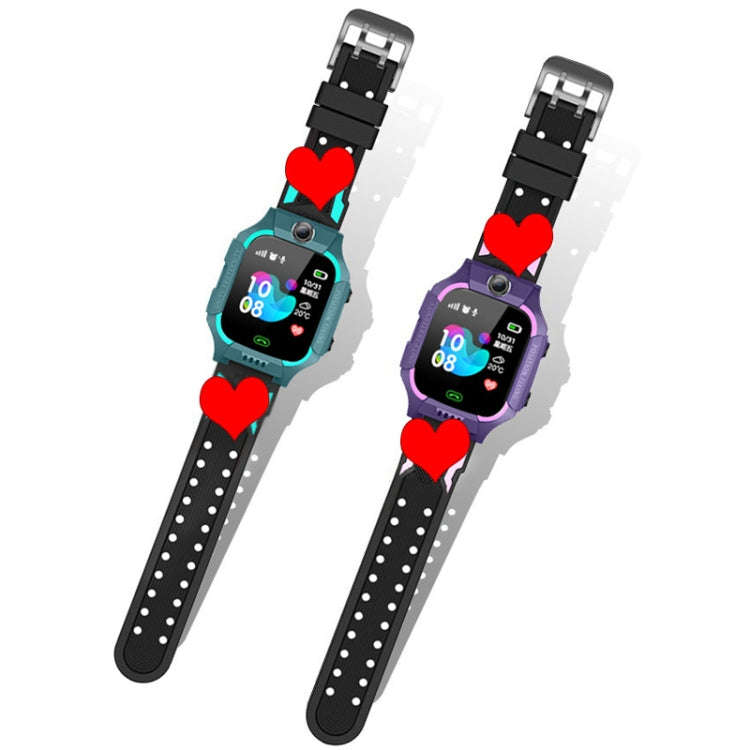 Z6 Children Phone Watch Smart Positioning Full Touch Screen Student Watch(Green))