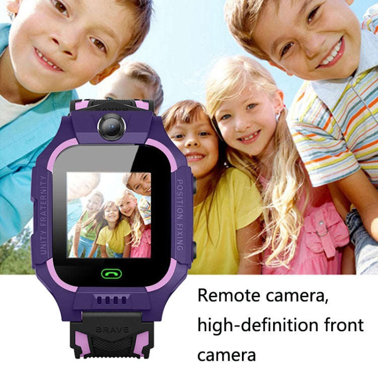 Z6 Children Phone Watch Smart Positioning Full Touch Screen Student Watch(Green))