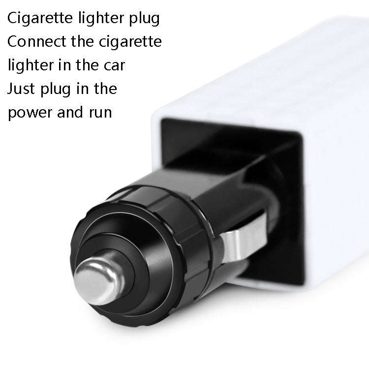 EP502 Car Cigarette Lighter Activated Carbon Brush Negative Ion Air Purifier(White)