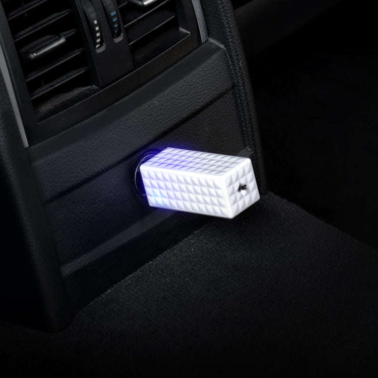 EP502 Car Cigarette Lighter Activated Carbon Brush Negative Ion Air Purifier(White)