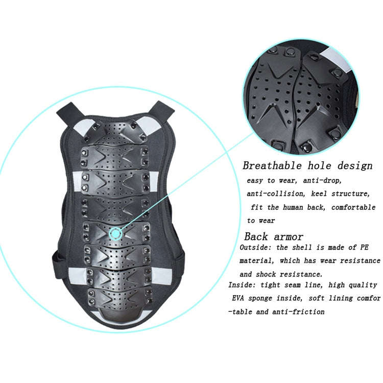 GHOST RACING GR-HJY08 Motorcycle Adult Protective Gear Anti-Fall Riding Clothes Hard Shell Protec...
