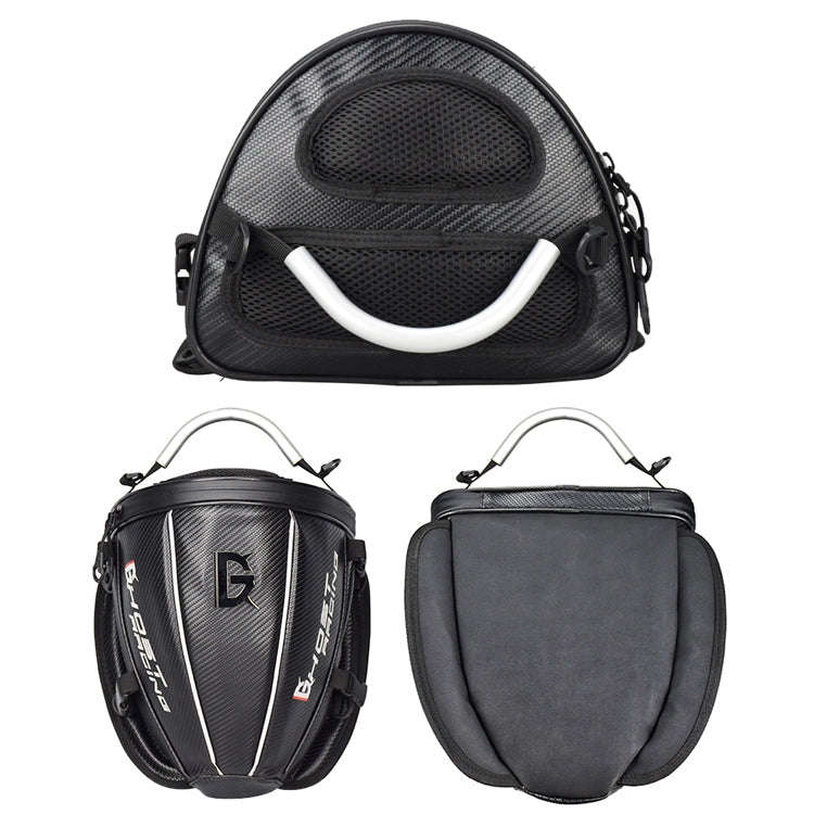 GHOST RACING GR-CWB04 Motorcycle Riding Bag Locomotive Back Bag(Black)